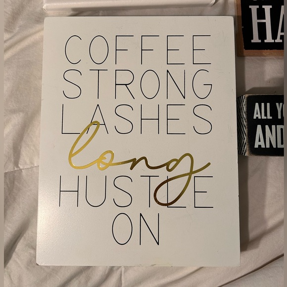 Set of 4 Hair Stylist “sayings” assorted signs Lot/Bundle - Picture 7 of 7